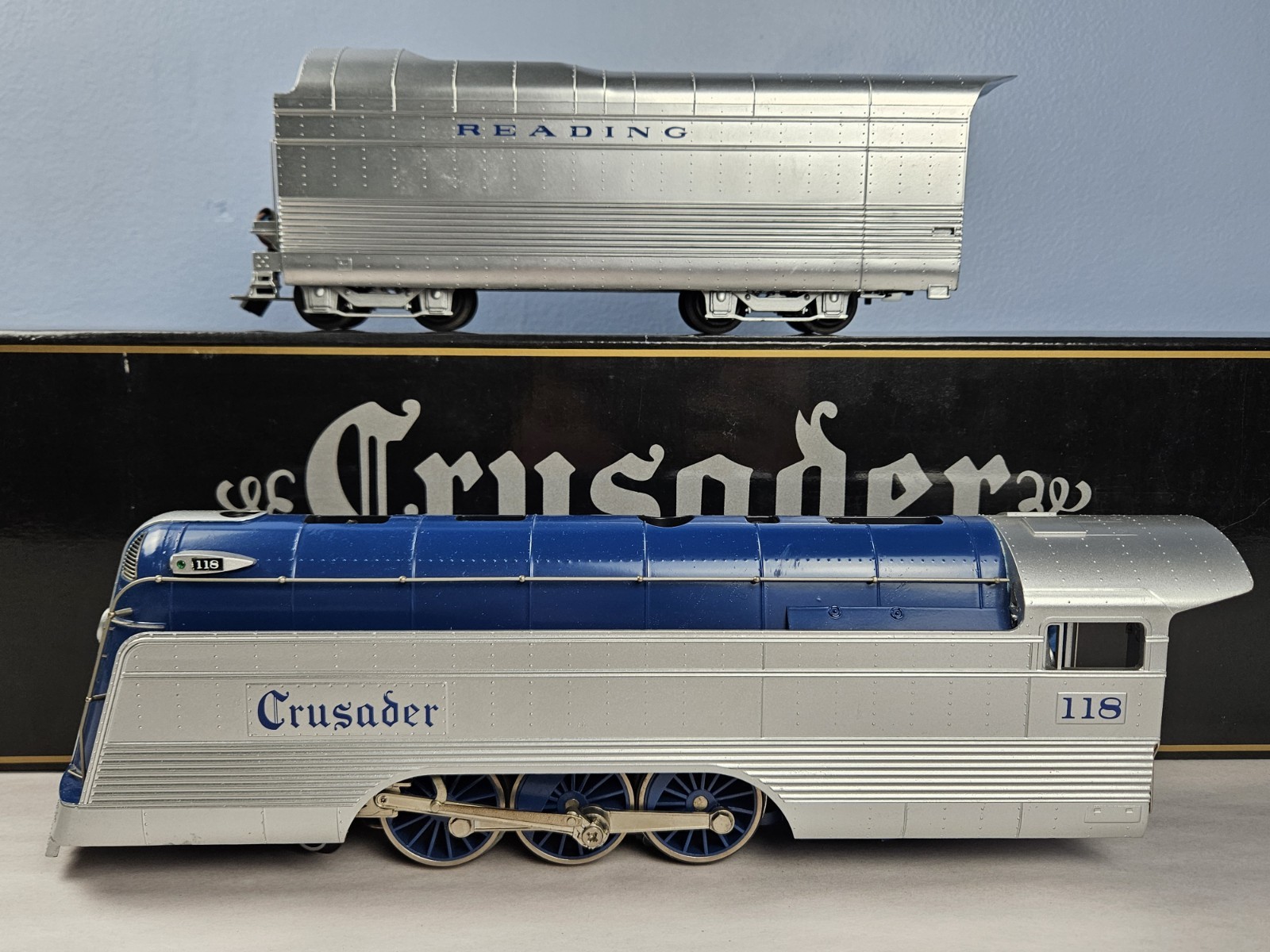 Used K-Line K-1925 O Gauge Reading Crusader Passenger Train Set Boscov’s 1/1000