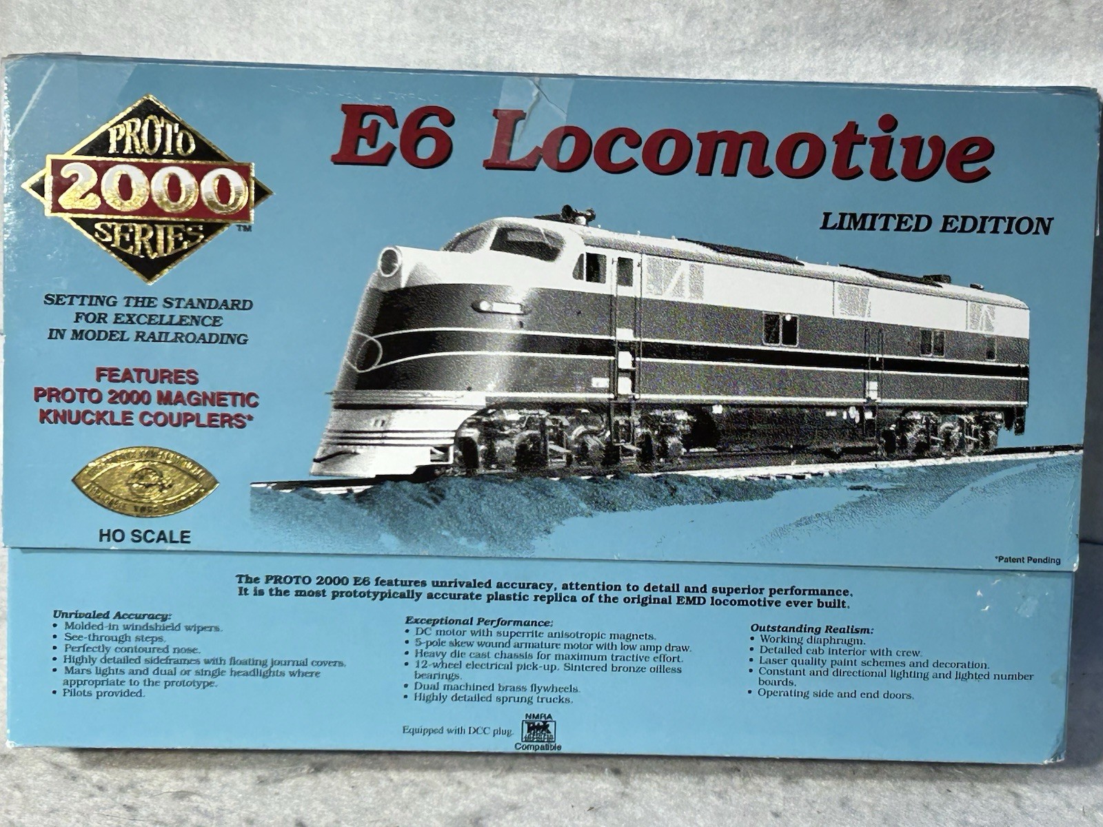 Rare Proto 2000 Seaboard Air Line RR E-6 A/B Loco Set HO DCC Ready A-Pwrd; B-Dum