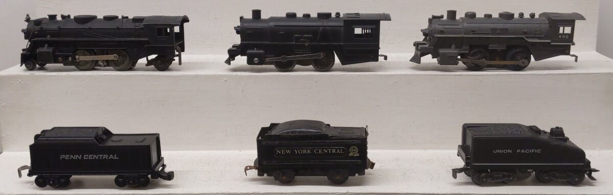 Marx Vintage O Gauge Steam Locomotives And Tenders #490,666 [6]