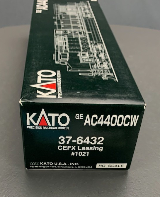HO Kato 37-6432 AC4400CW Locomotive CEFX Leasing DCC/non-SND HO8154