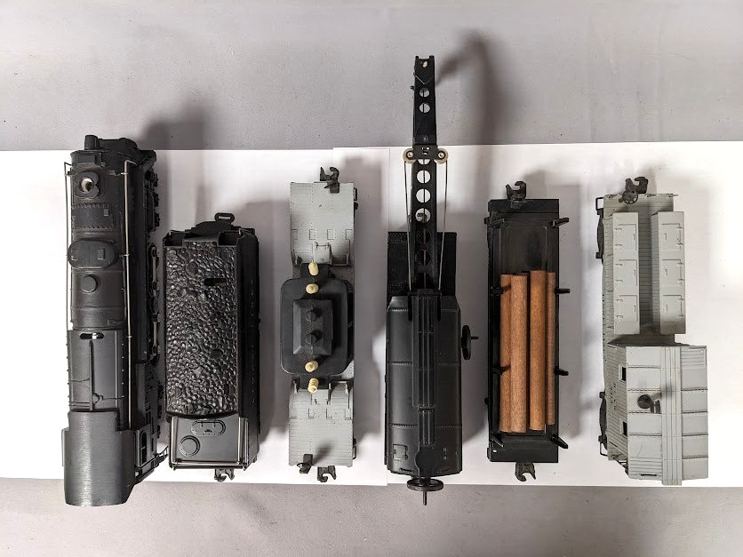 Lionel No.1447WS Steam Locomotive 4 Car Freight Set Circa 1948 O/Boxes C-7+