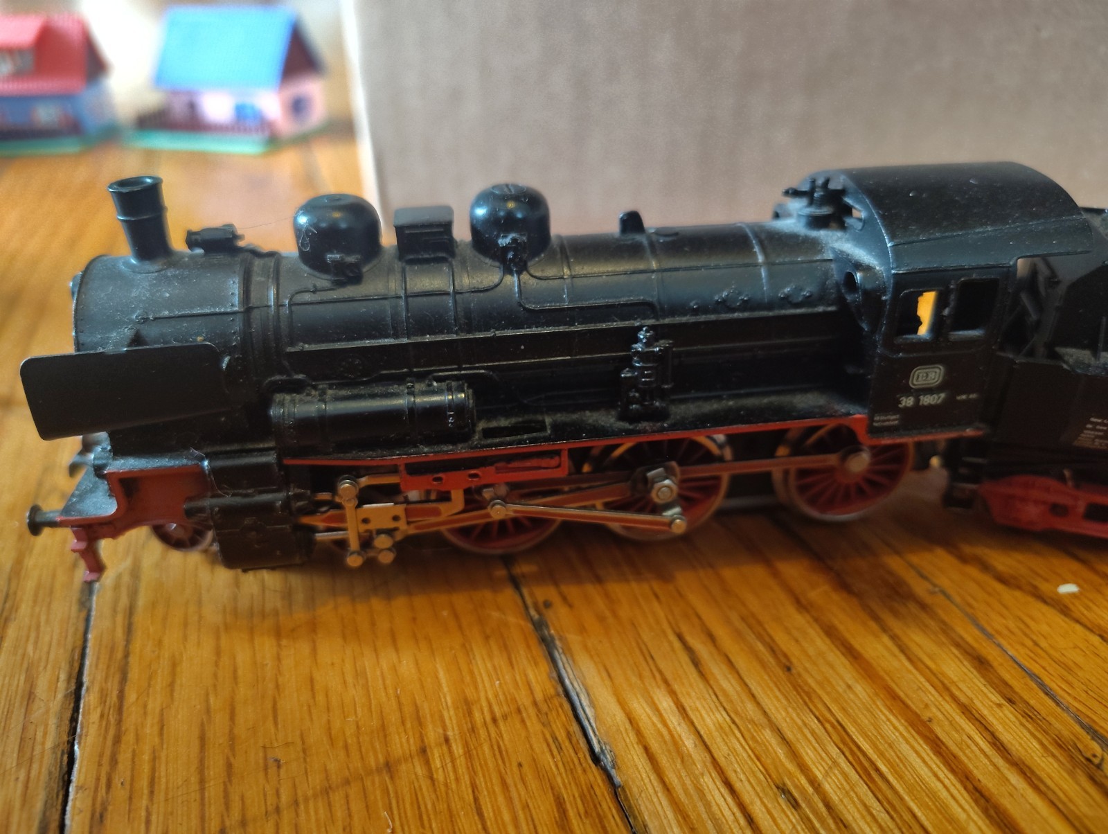 Märklin HO 3098 DB Steam Locomotive BR 38 1807 W/ Tender & Manual Germany