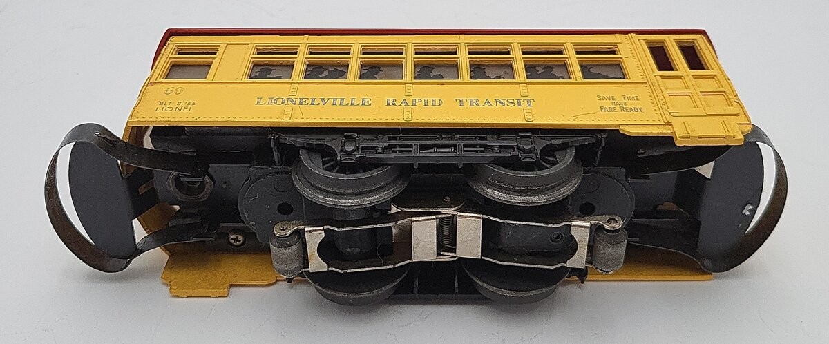 Lionel 60 Vintage O Lionelville Motorized Rapid Transit Trolley