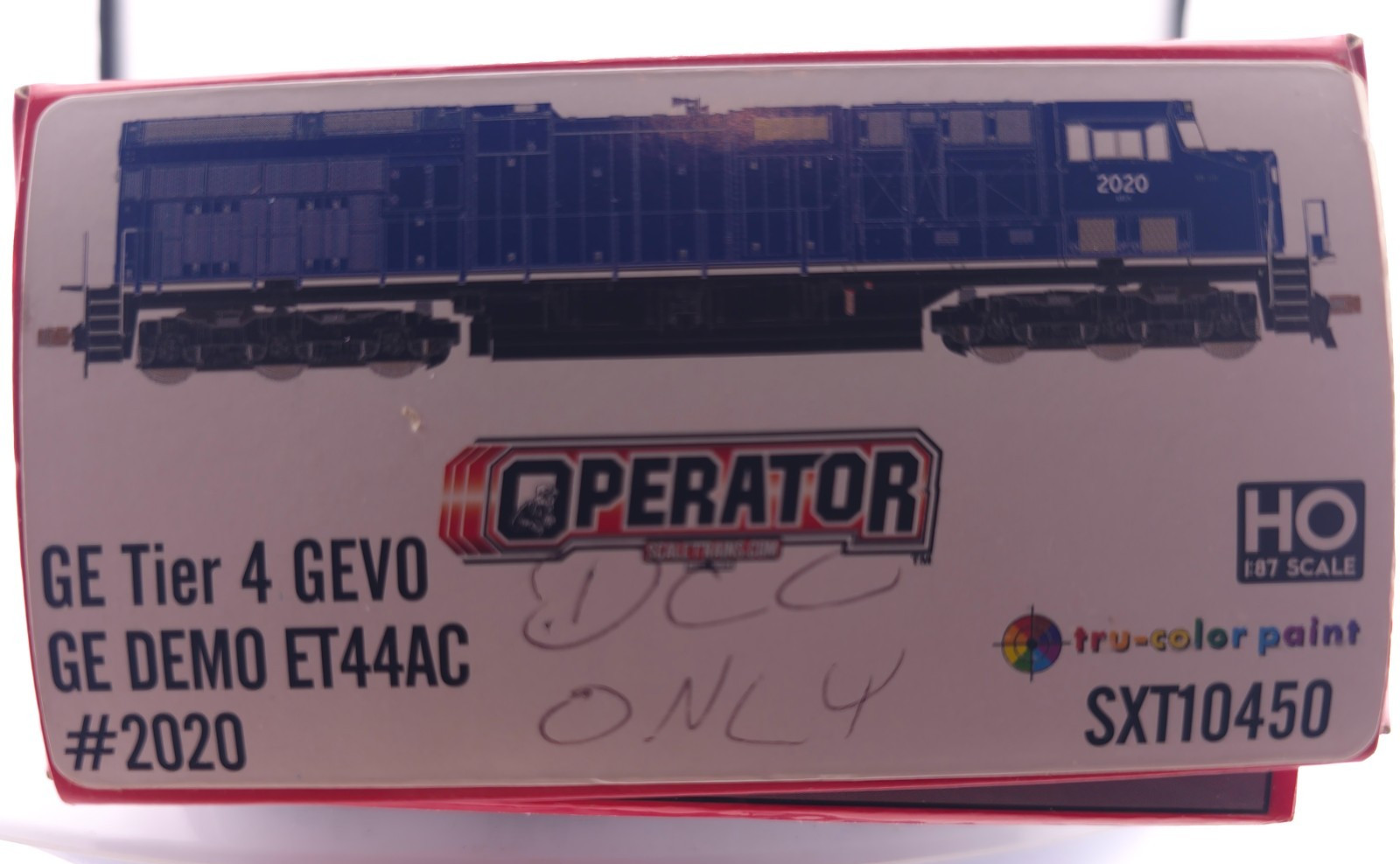 Scaletrains Operator HO Scale SXT10450 GE Tier 4 GEVO GE DEMO ET44AC #2020 DCC
