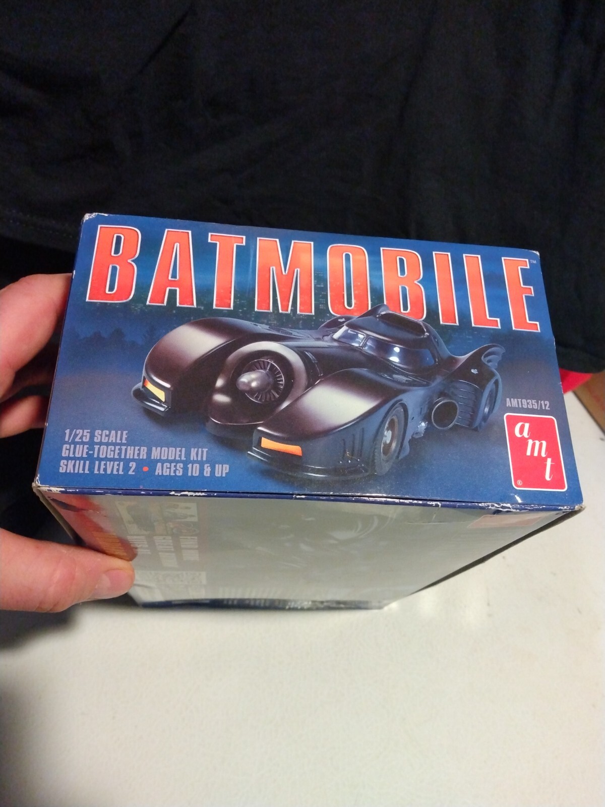 AMT 1/25 1989 Batmobile AMT935 Car model 1/24-1/25 scale open partial assembled