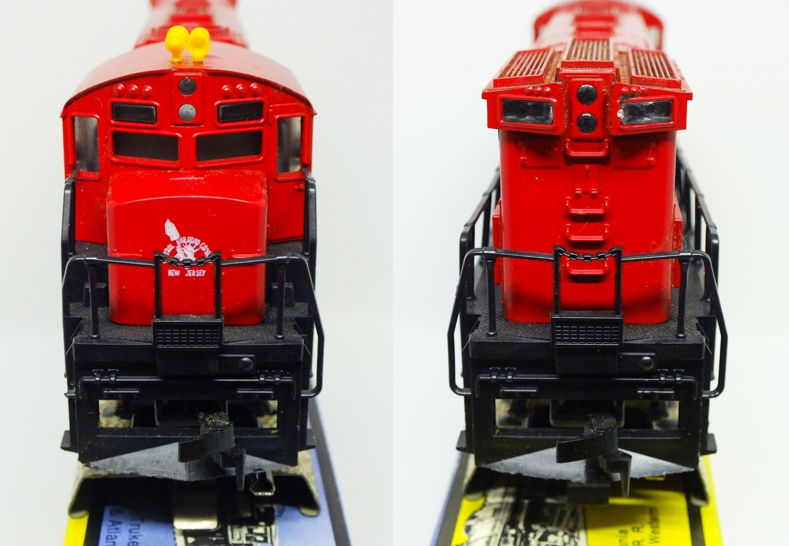 Vintage AHM HO Alco Century 424 Central RR Company of New Jersey Locomotive. OVP