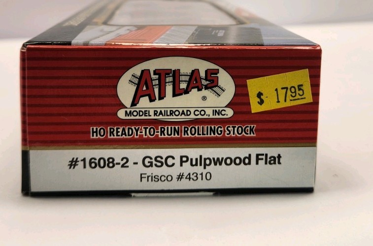 Atlas HO ##1608-2-GSC PULPWOOD FLAT FRISCO #4310 SEALED NOS B83