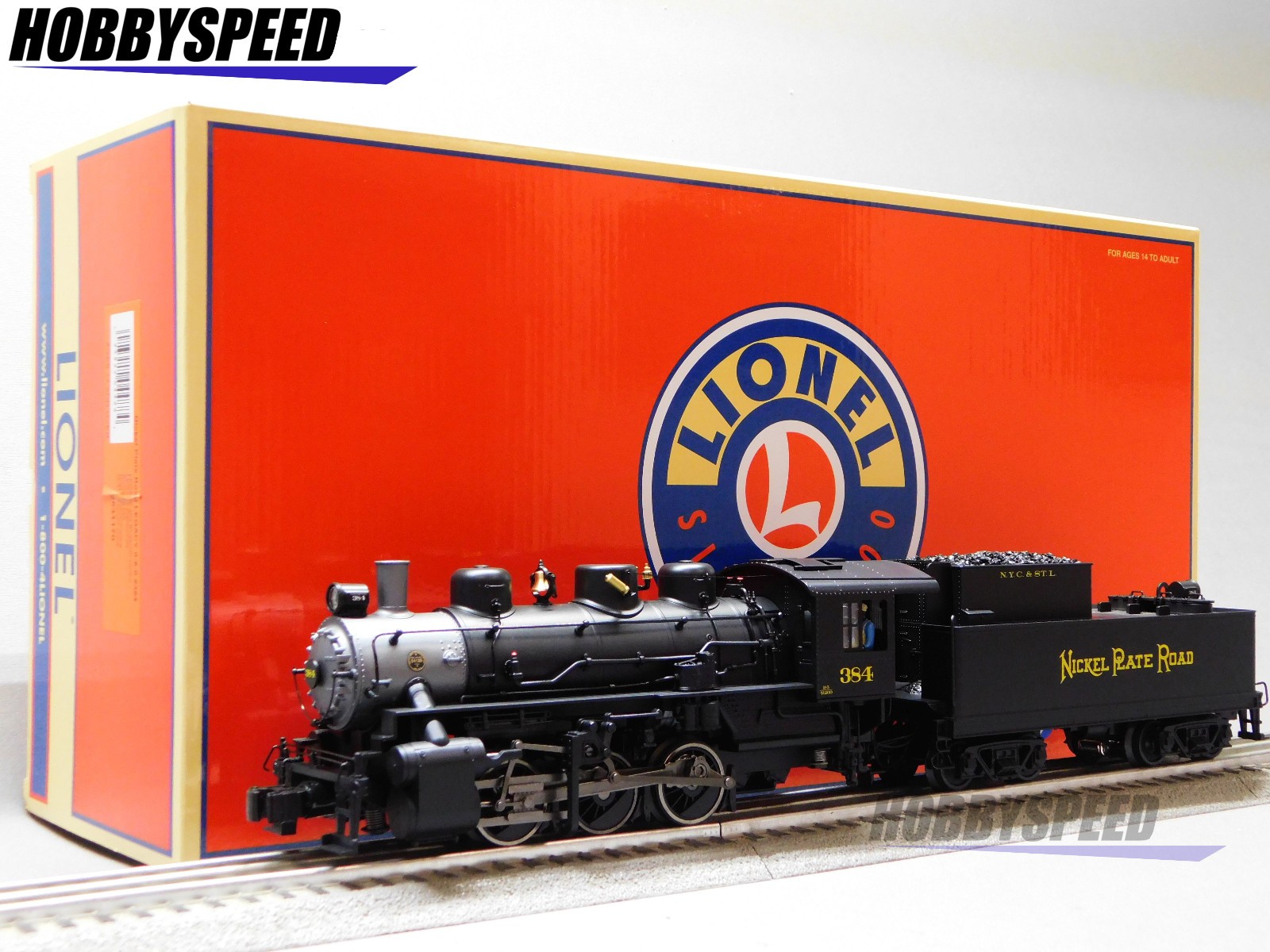 LIONEL NICKEL PLATE ROAD NKP 0-6-0 STEAM ENGINE #384 O GAUGE train 2531170 NEW