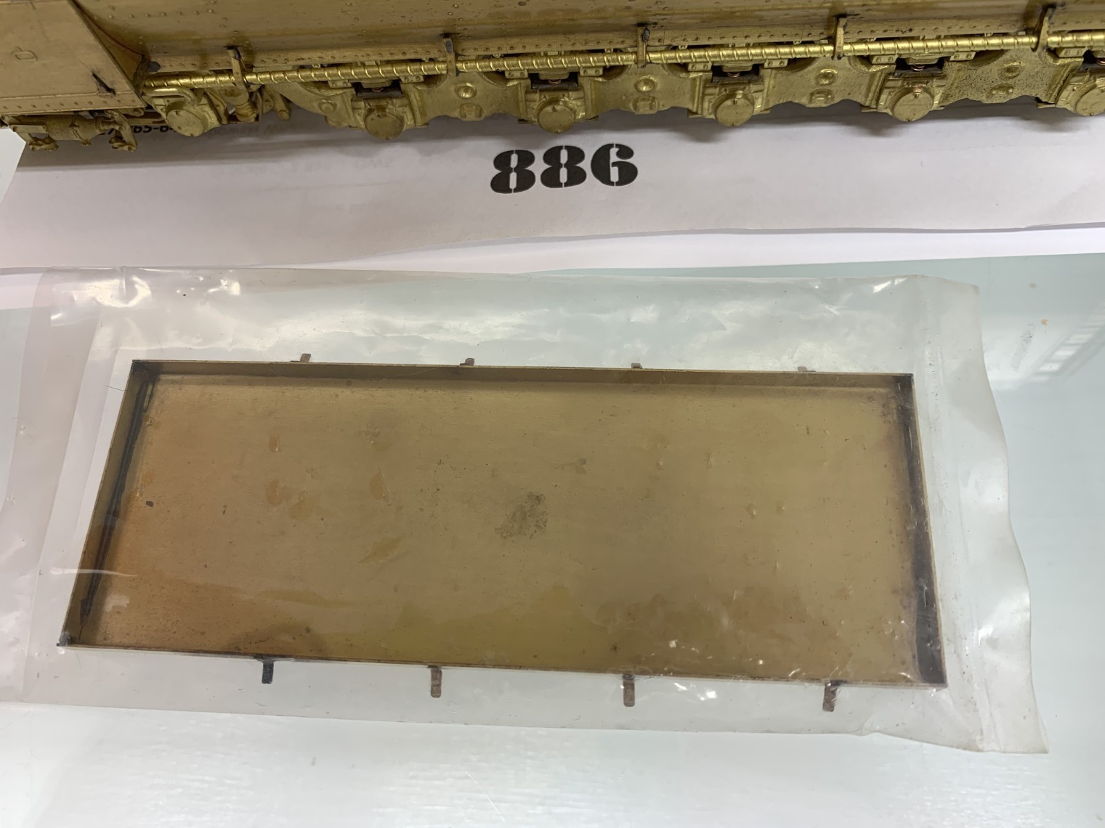 886 KTM Brass Crown Series PSC Tender UP Challenger or UP Big Boy O Scale 2 Rail