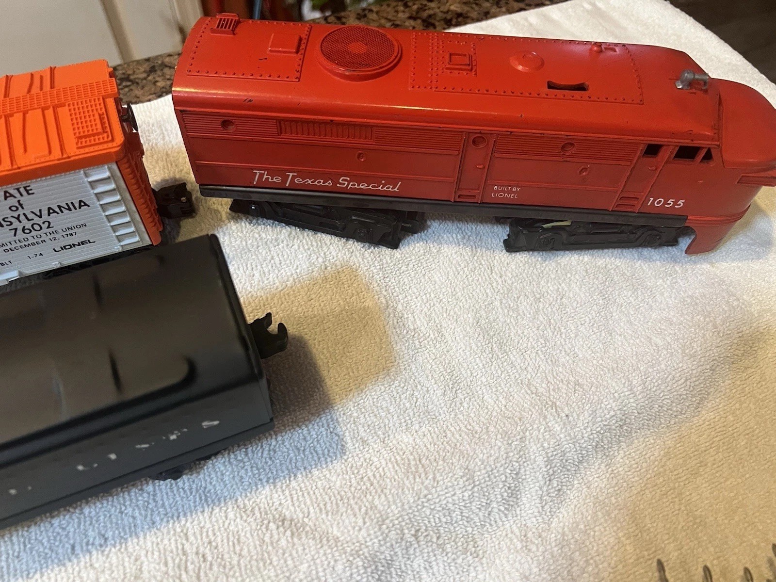 Vintage LIONEL 1055 TEXAS SPECIAL TRAIN SET-Complete-Track-Switches-Transformer-