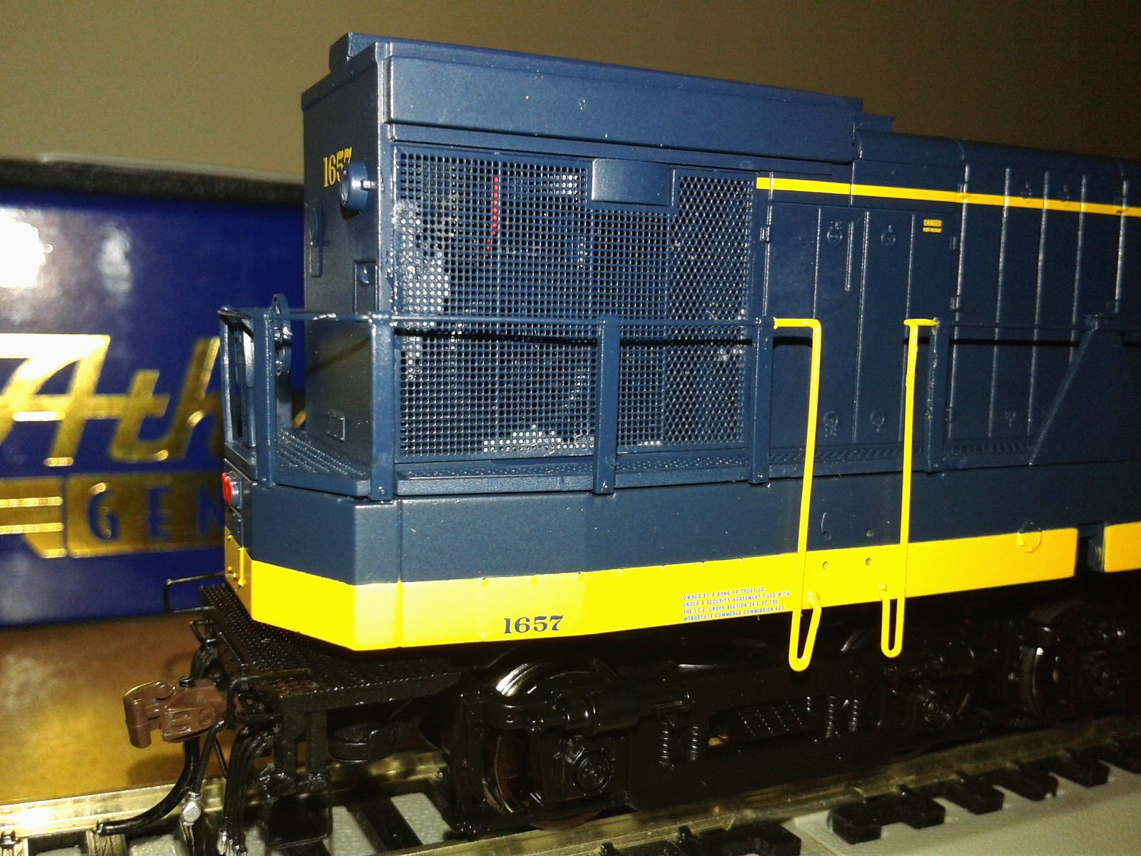 HO SCALE ATHEARN GENESIS GE U50 SANTA FE ATSF #1657 DCC & SOUND G41183