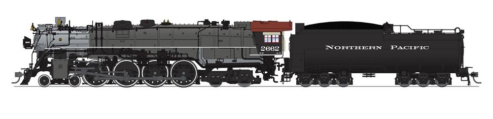 HO NP A-3 4-8-4 post 1947 #2662 Hybrid
