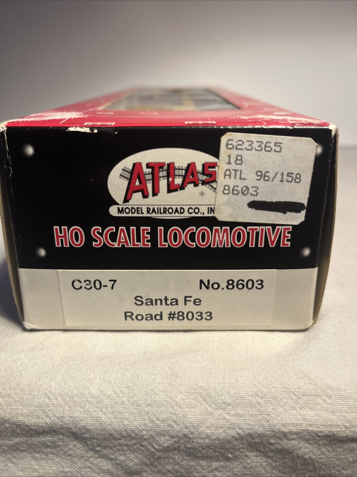HO Scale Atlas Santa Fe C30-7 #8033 DCC Ready TESTED READ DESCRIPTION