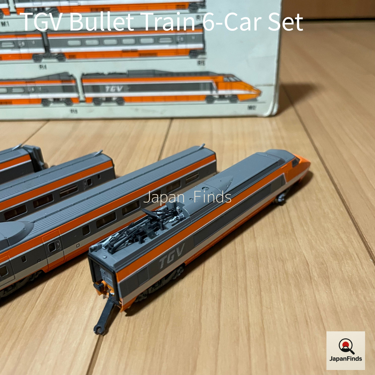 KATO N Scale TGV S14701 SNCF French Bullet Train 6-Car Set Lights Work