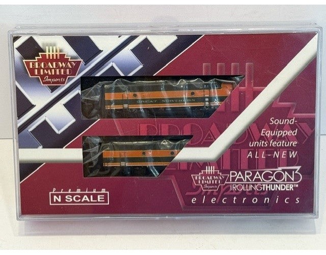 Broadway Limited 3482 N EMD F3 A-B GN Paragon3 Sound DCC NIB