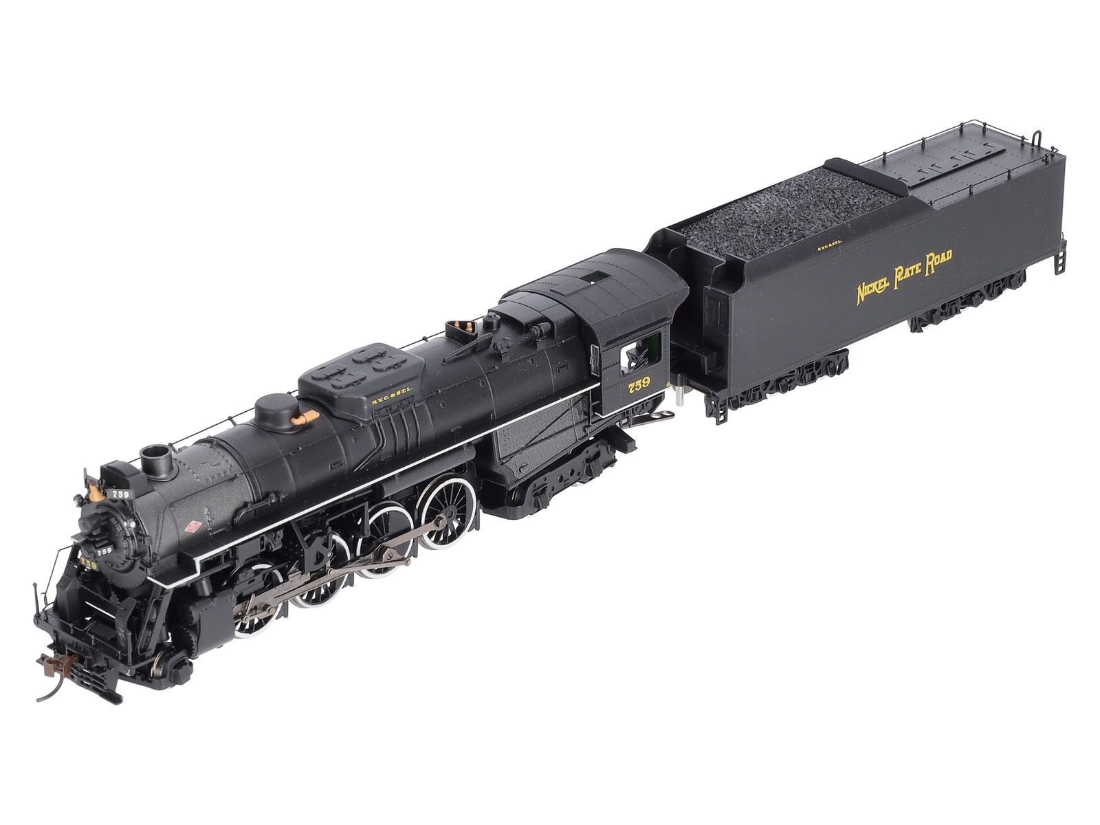 Bachmann 52404 HO Nickel Plate 2-8-4 Berkshire Steam Loco & Tender w/Sound & DCC
