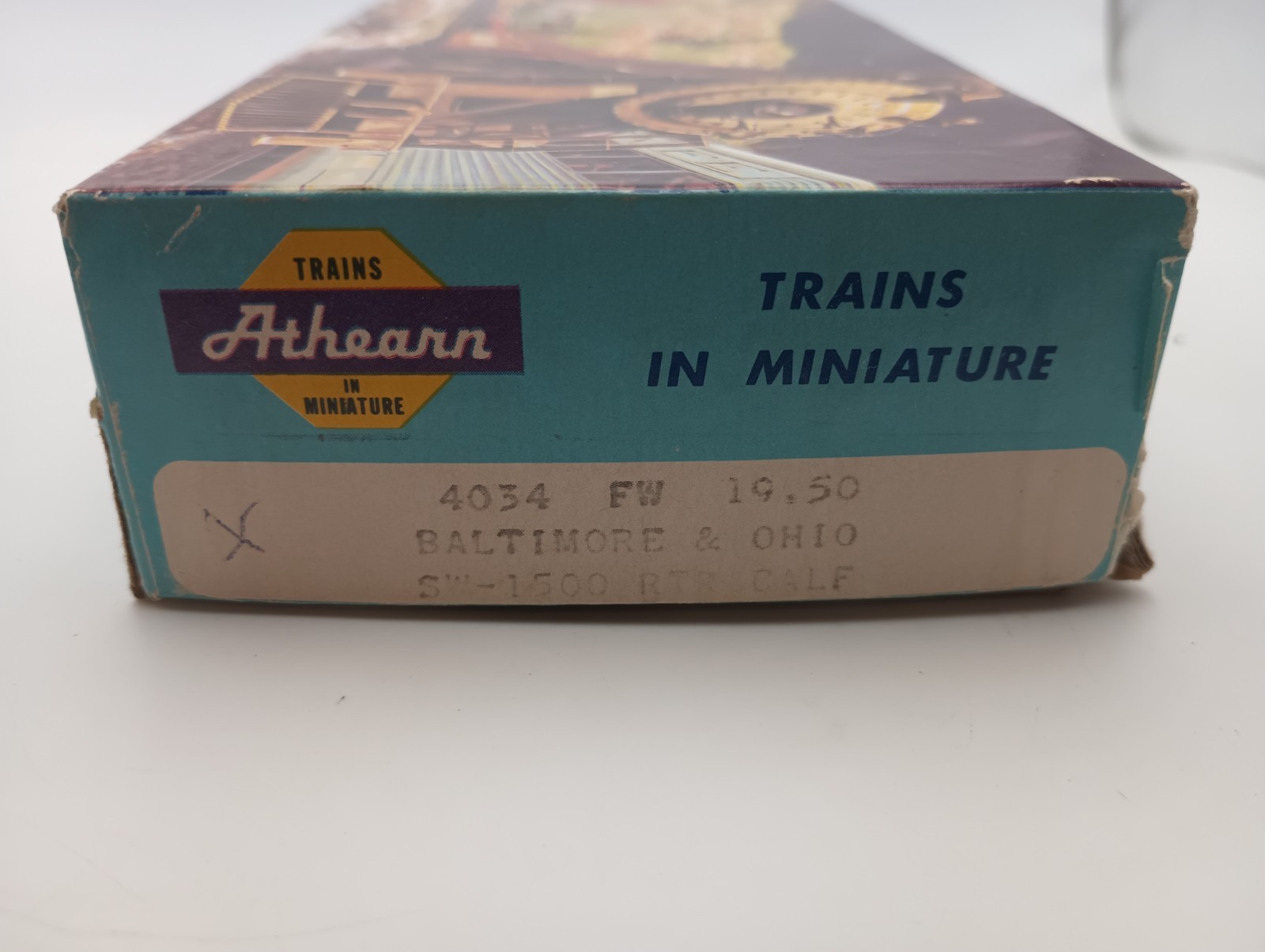 HO Athearn #4034 Baltimore And Ohio SW-1500 RTR Calf diesel locomotive