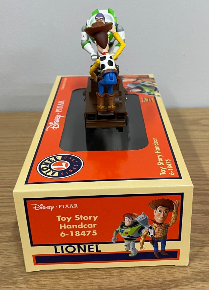 Lionel 6-18475 Disney Pixar Toy Story Handcar O Gauge Train Buzz Lightyear Woody