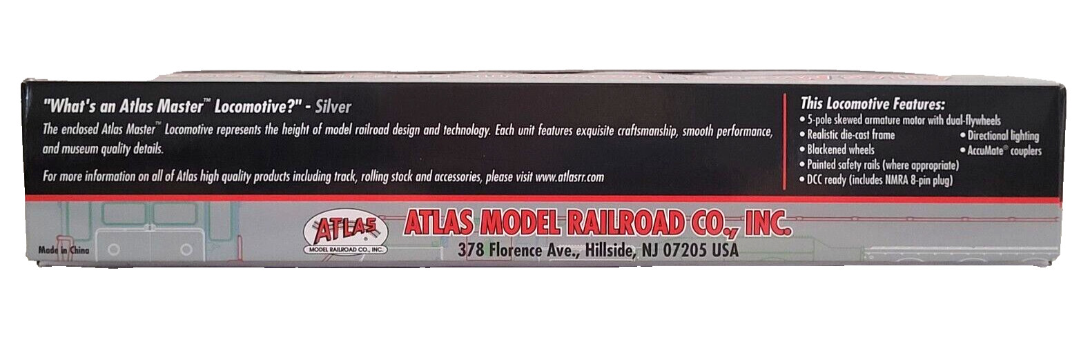 Atlas Silver 10001155 HO Scale GE U30B FRISCO #848 DCC Ready New in Box Tested
