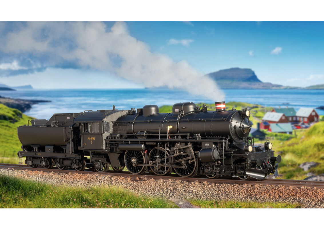 Märklin 39491 Steam Locomotive Litra E 991 DSB Era 2 – 6 Sound New OVP 1:87