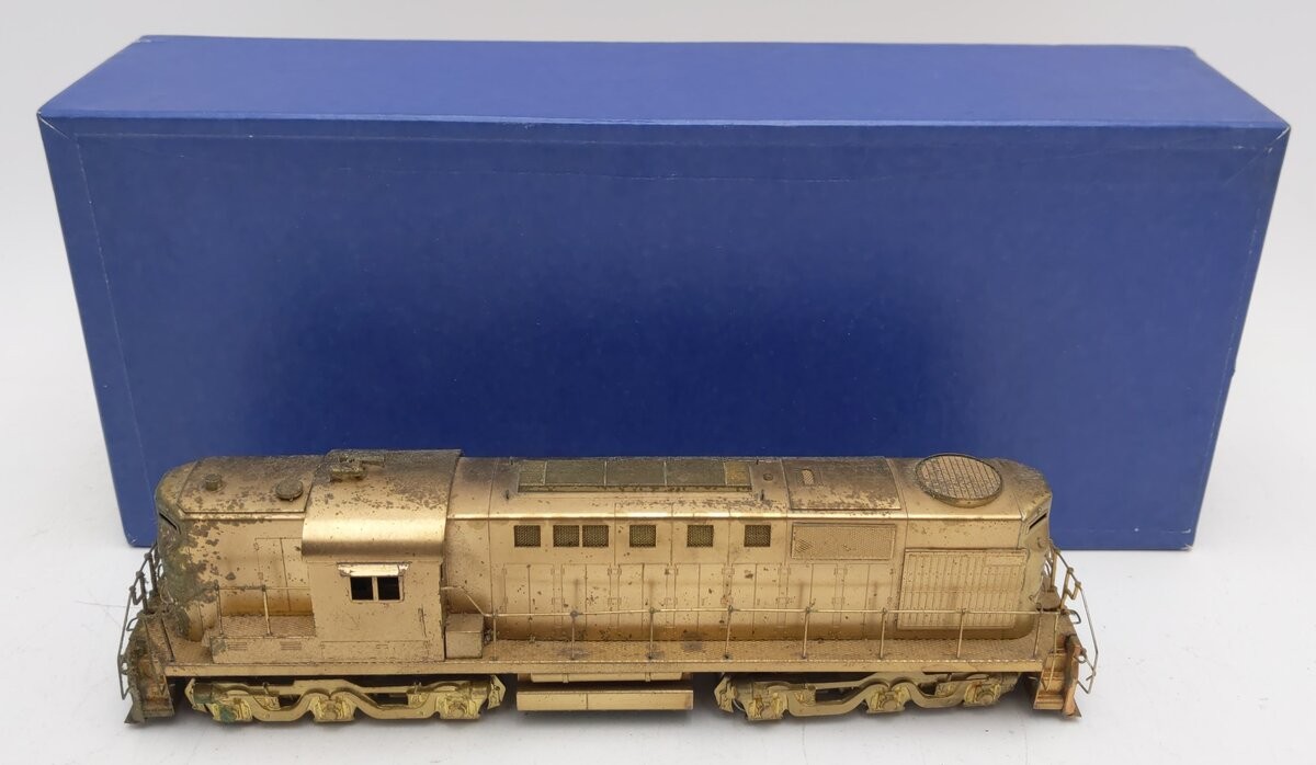 Alco Models D-124H HO Scale BRASS Alco DL-702 Diesel Locomotive/Box