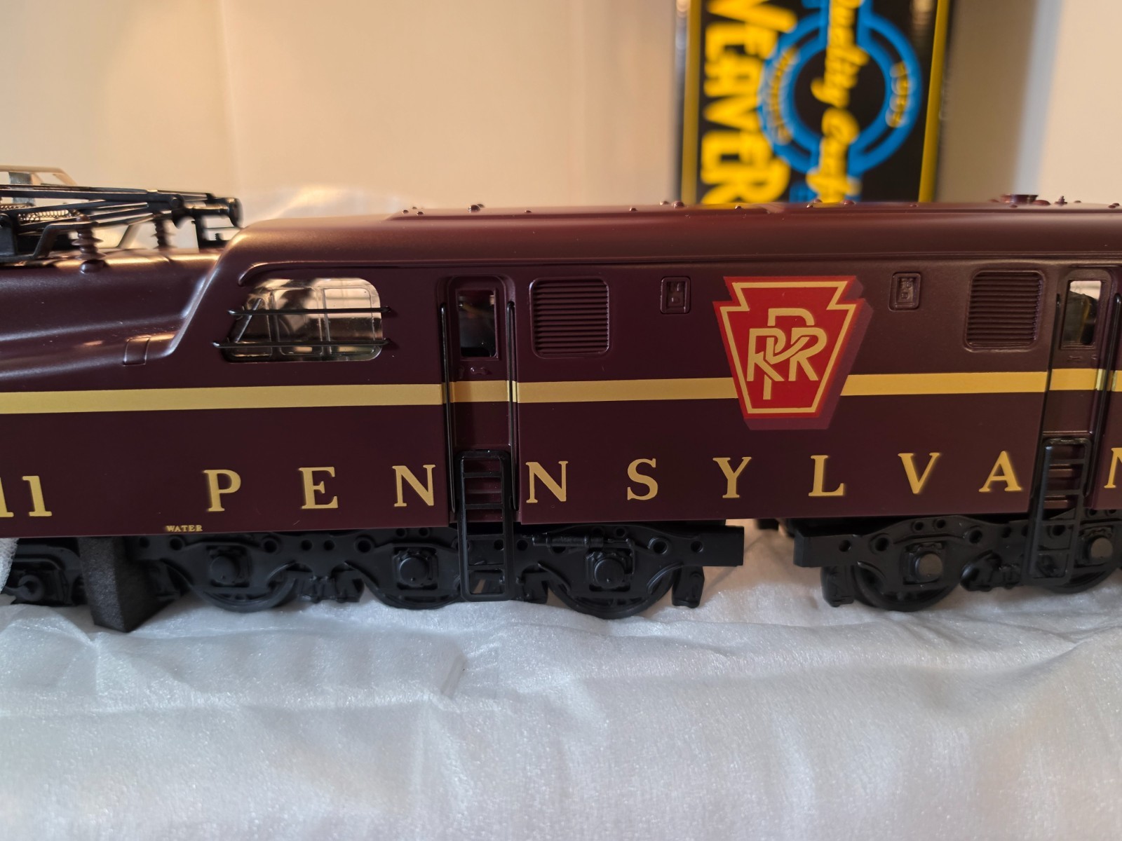 Weaver Pennsylvania “PRR” RR BRASS GG-1 Tuscan Red Electric Locomotive MINT COA