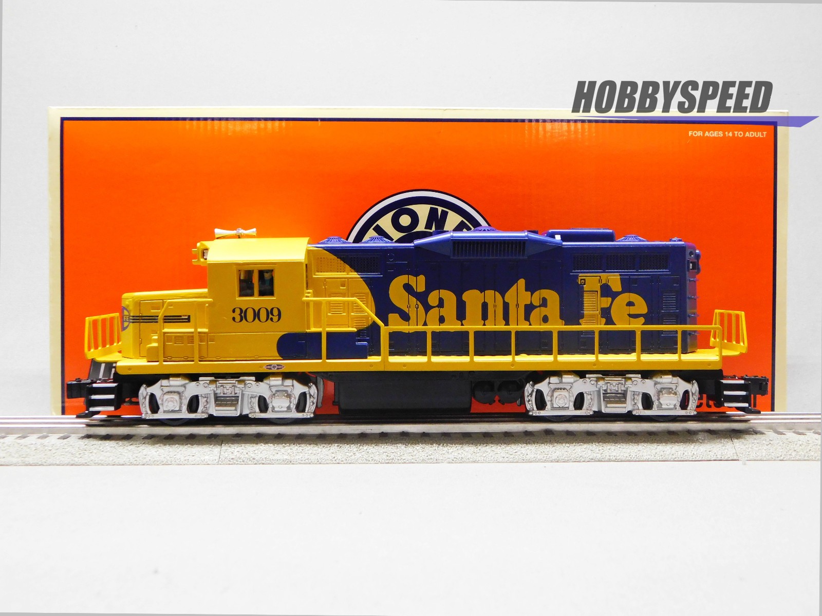 LIONEL SANTA FE LIONCHIEF PLUS 2.0 GP20 DIESEL ENGINE #3009 O GAUGE 2234140 NEW