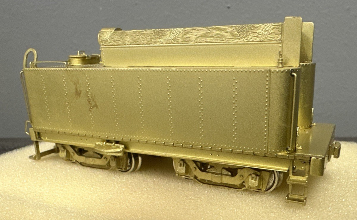 Oriental Limited HO Brass #896T CB&Q 0-6-0 Clear Vision Tender – Unpainted NIB!