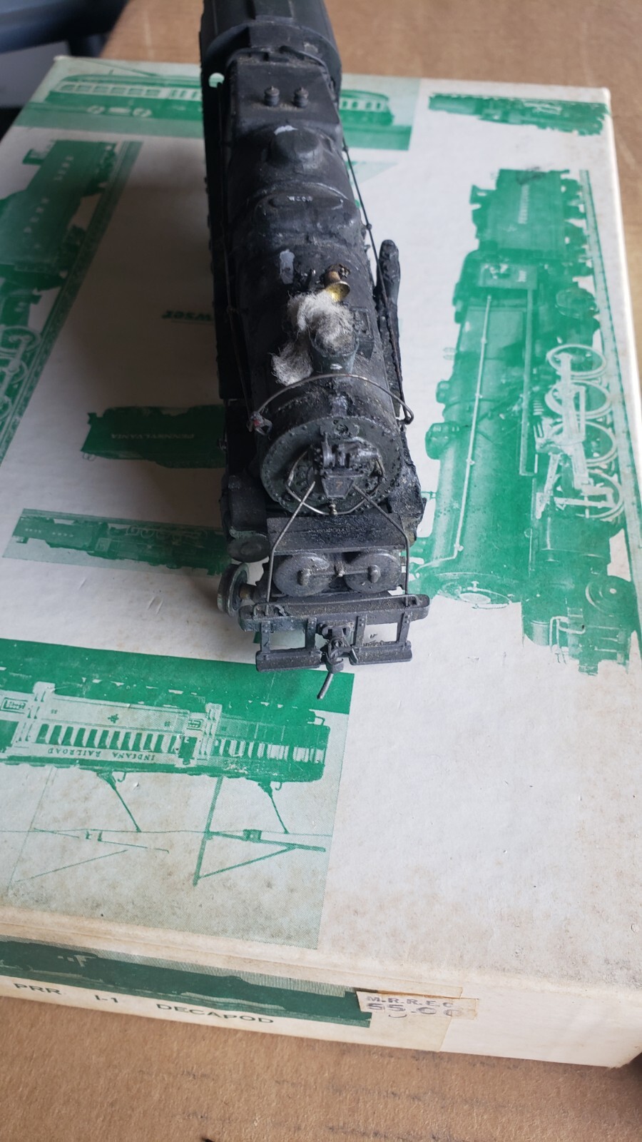 HO Bowser Pennsylvania PRR I-1 Decapod 2-10-0 JRL Steam Locomotive Train IN BOX