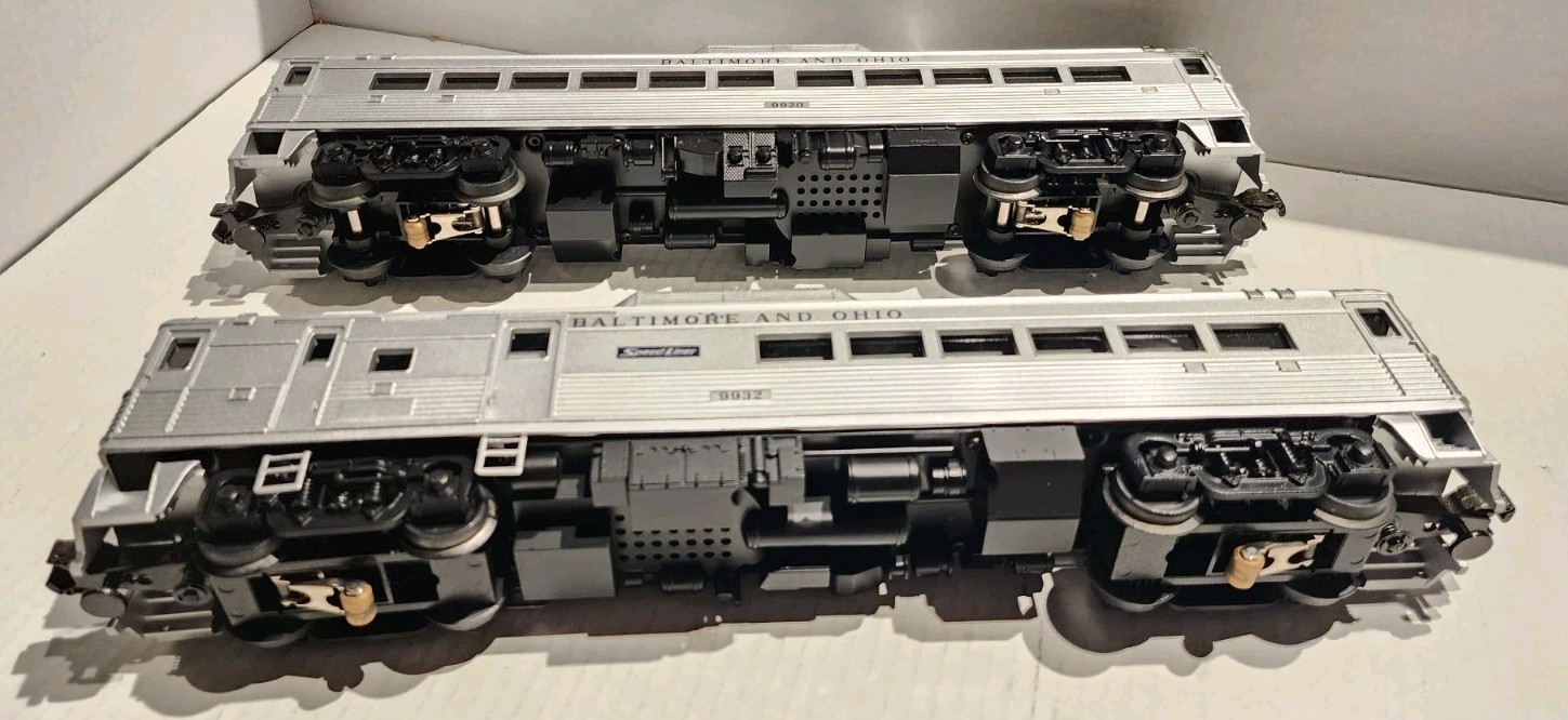 Railking By MTH O Scale RDC BUDD Car Set Baltimore & Ohio 30-2144-0