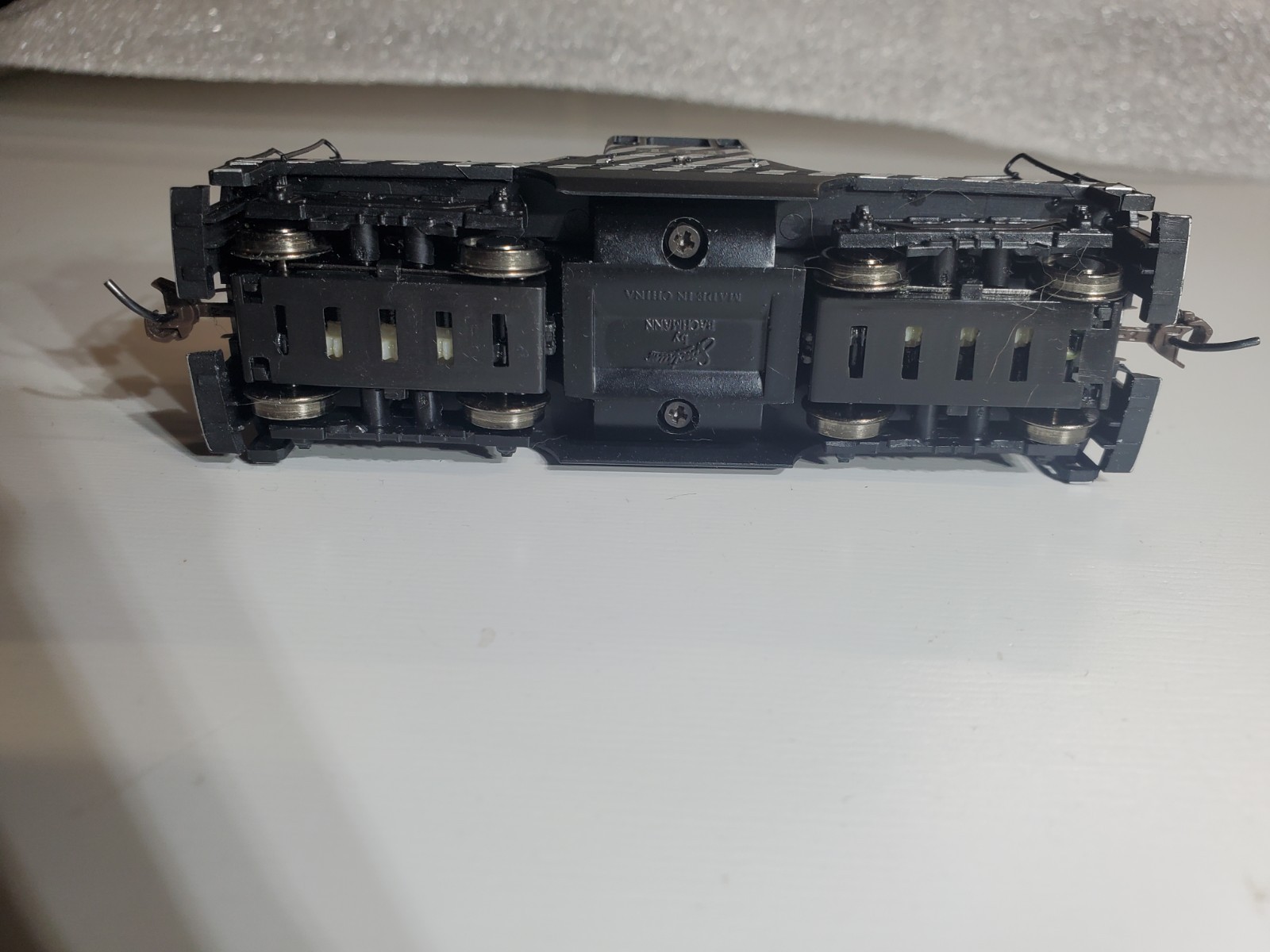 ho Bachmann Santa Fe #464 GE 44 Ton Diesel Loco-w/Lights-Refurb-DC-Runs Good