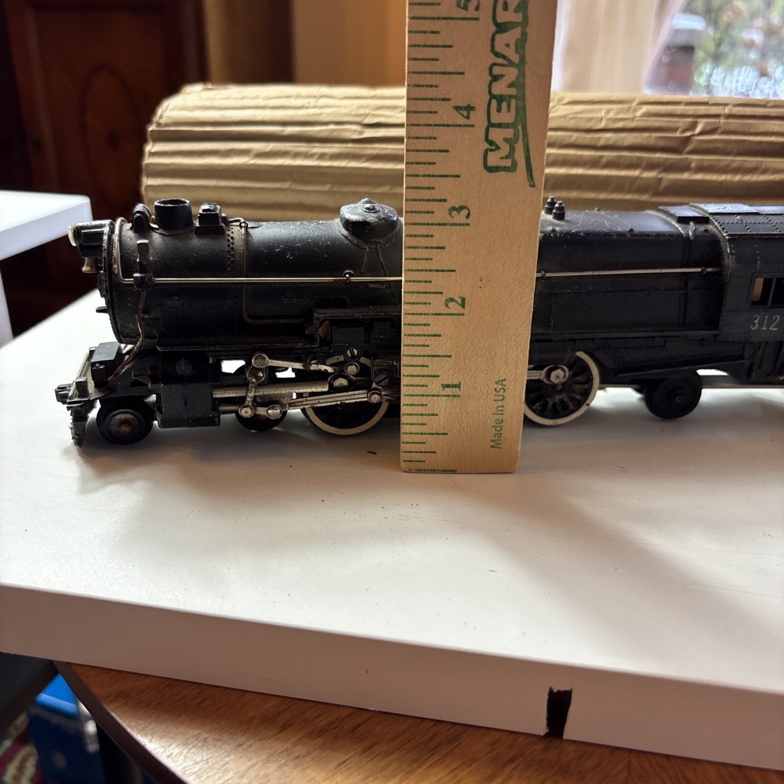 VINTAGE 1947 AMERICAN FLYER #312 – STEAM ENGINE & TENDER 4-6-2 Untested