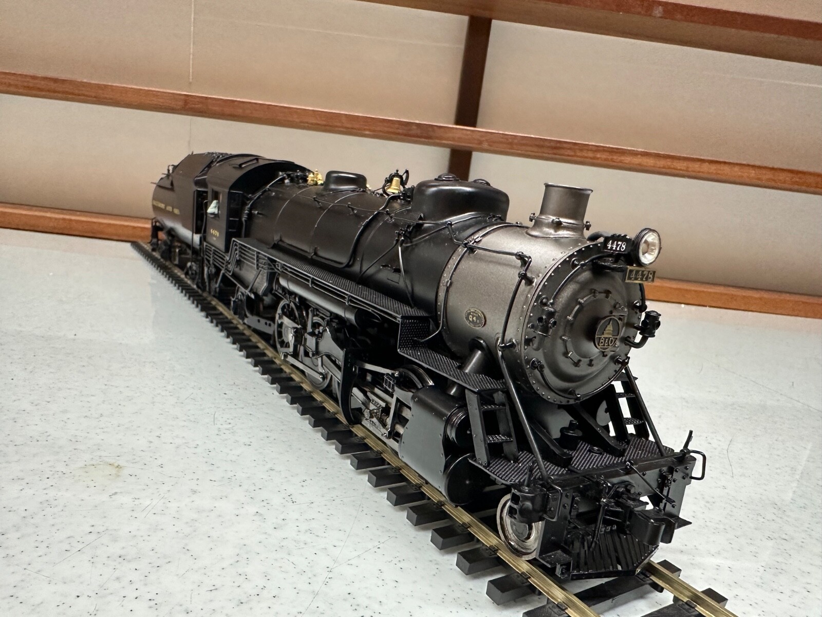 Brass O Sunset 2 Rail Baltimore & Ohio 2-8-2 Class Q-4 Mikako F/P