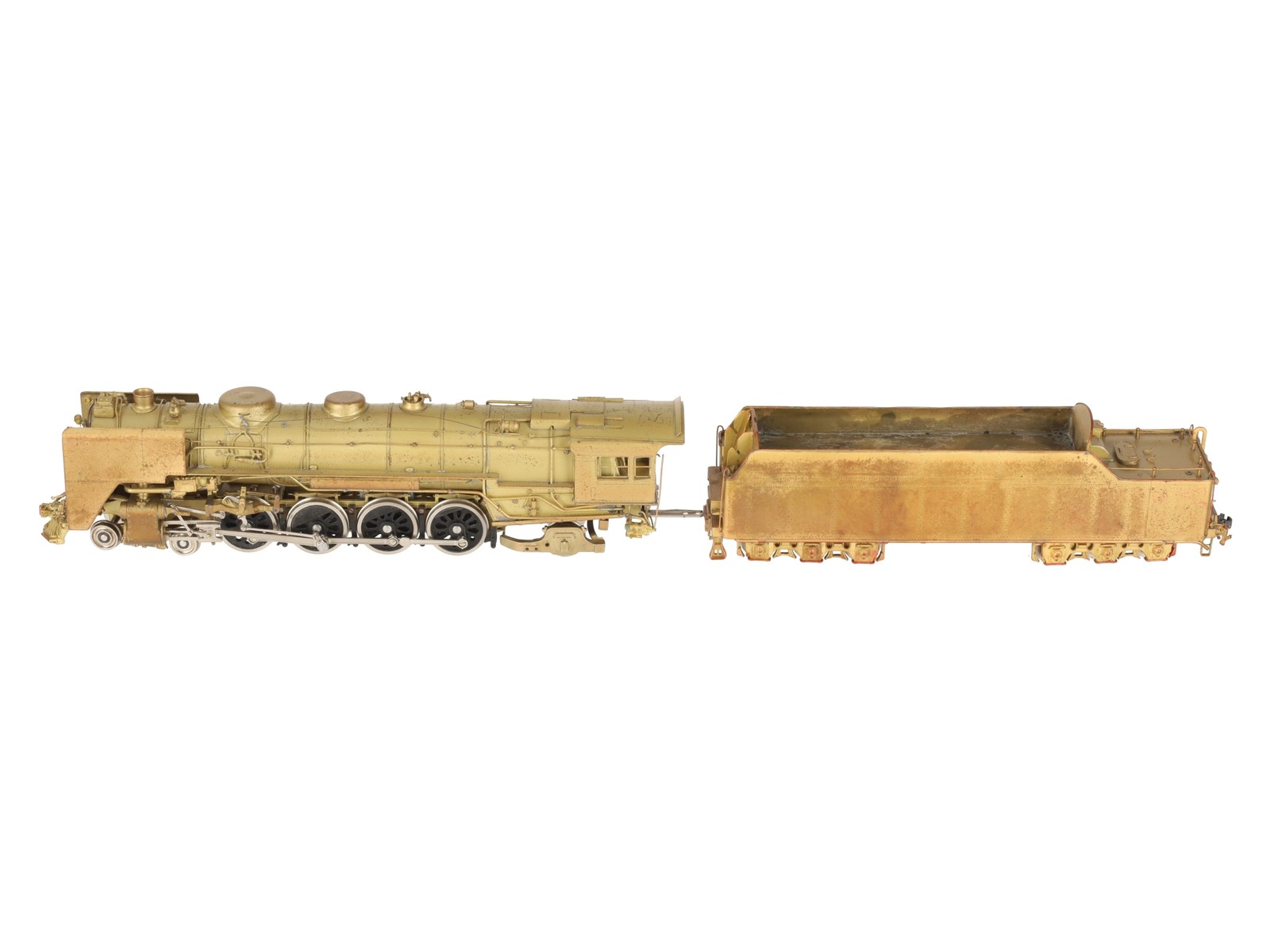 Key Imports HO BRASS NYC L-3a 4-8-2 Mohawk Steam Loco & Tender – Unpainted EX
