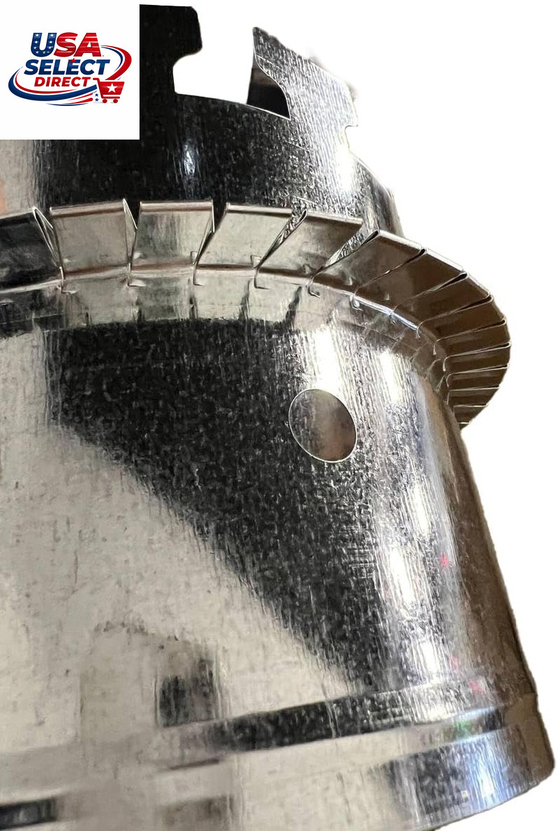 10 Inch Duct Board Collar 28 Gauge Galvanized Steel Tab Collar