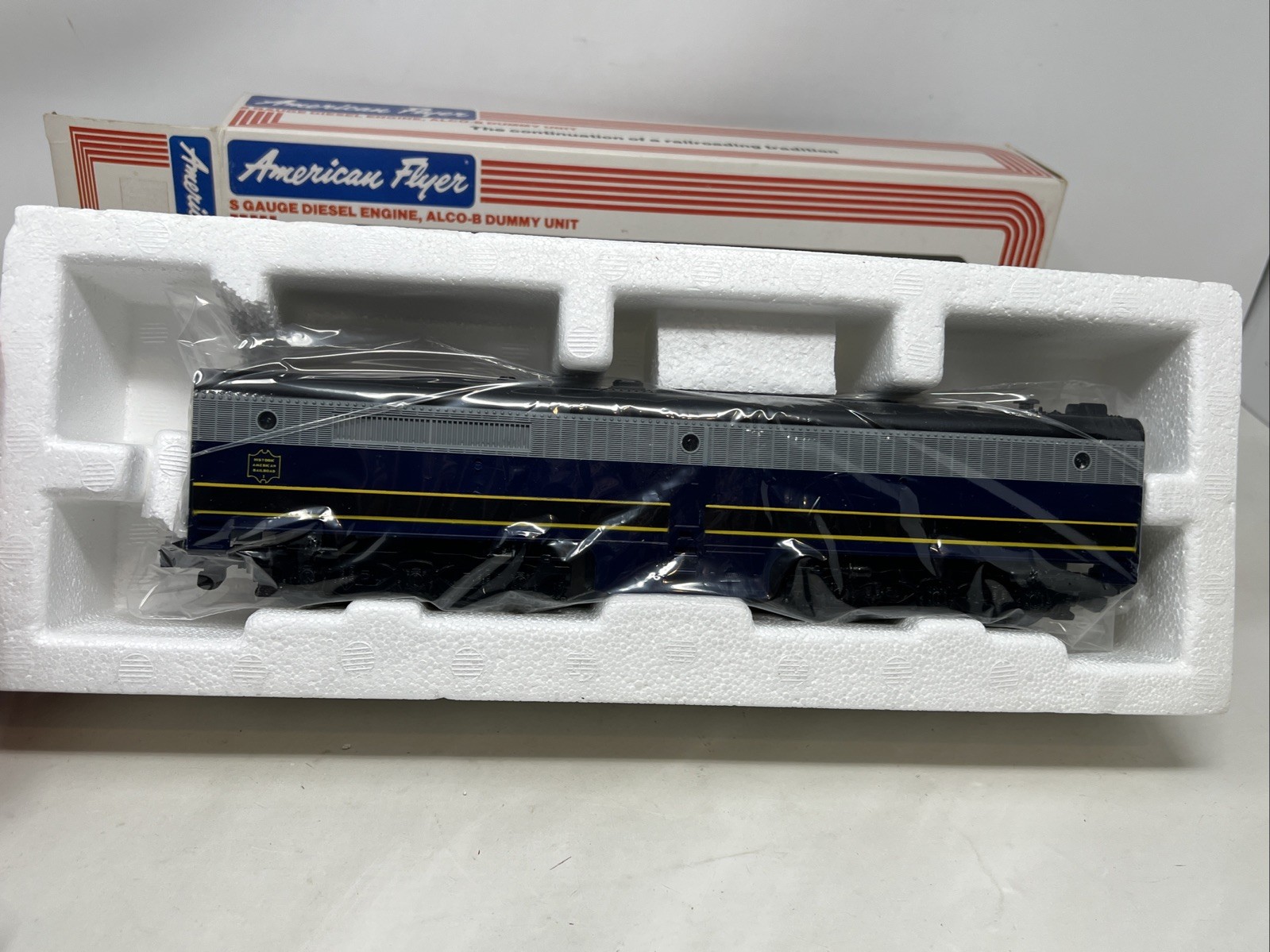 American Flyer 4-8154 S B&O Alco B Unit Non-Powered Diesel Locomotive LN/BOX