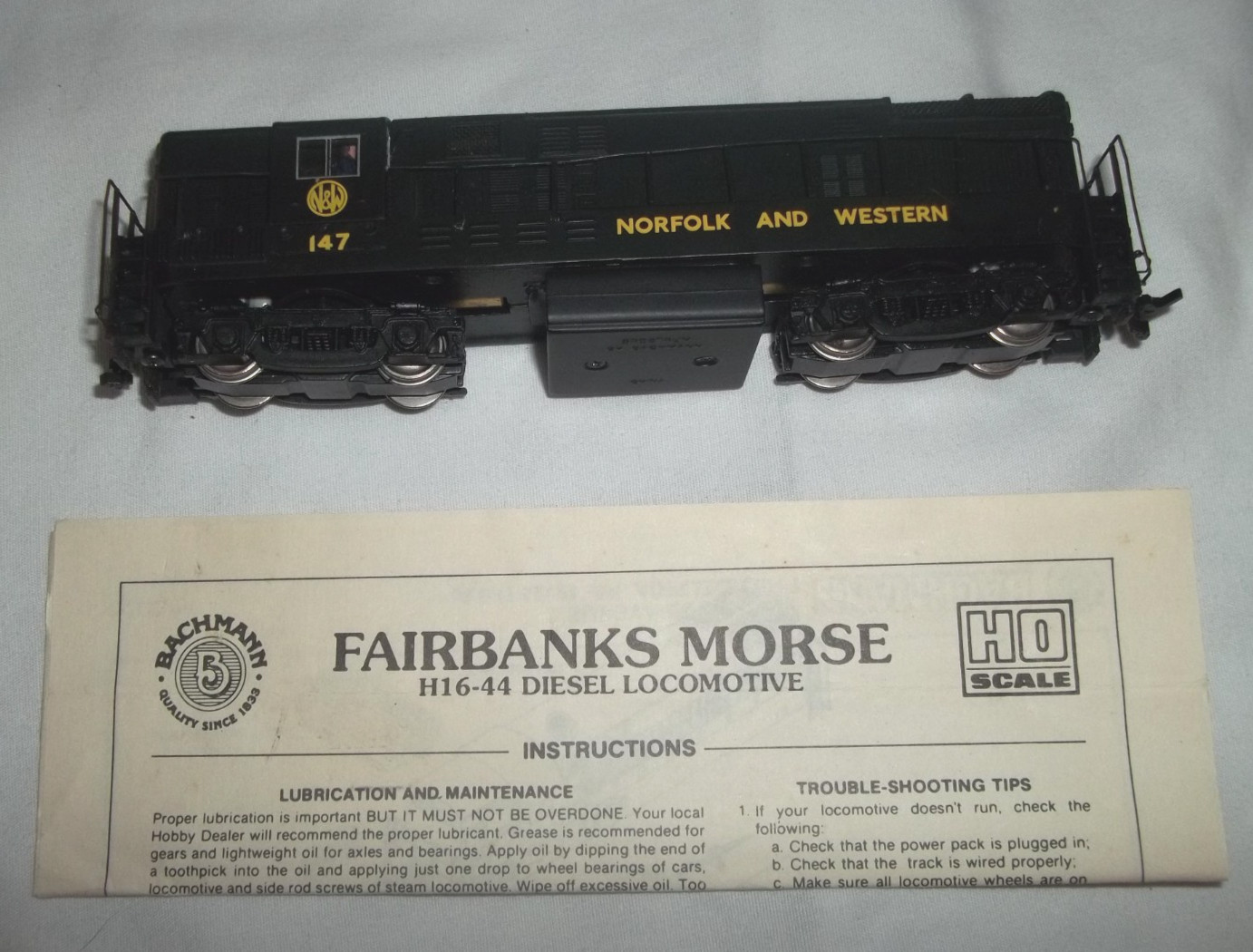 Bachmann Spectrum 81212 HO N&W Norfolk Western FM H16-44 Baby Trainmaster Diesel