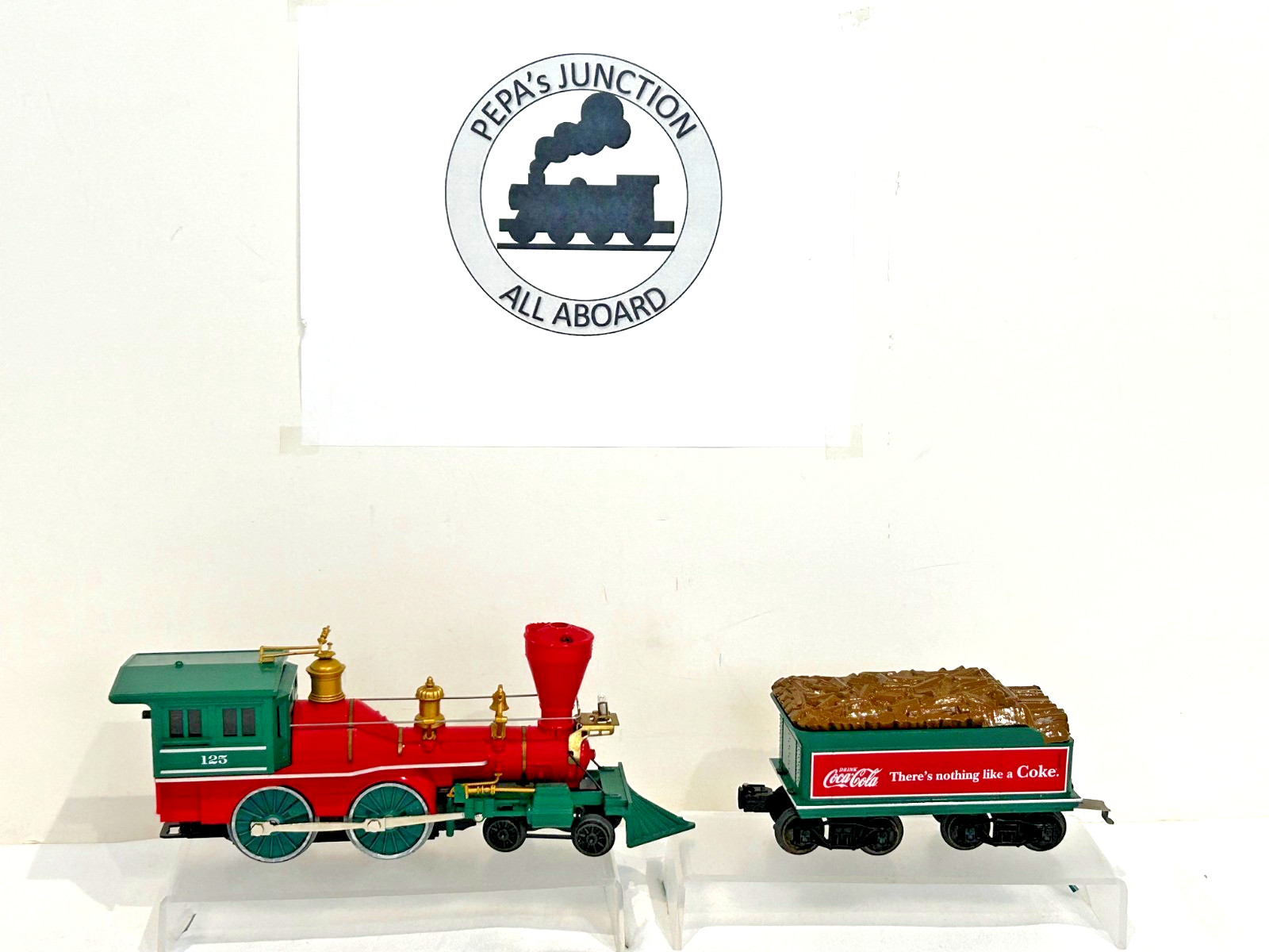 LIONEL 6-30166 #1 COKE COLA-125TH ANV. 2-4-0 STEAM LOCO-w-TENDER LK/N-STK-BX