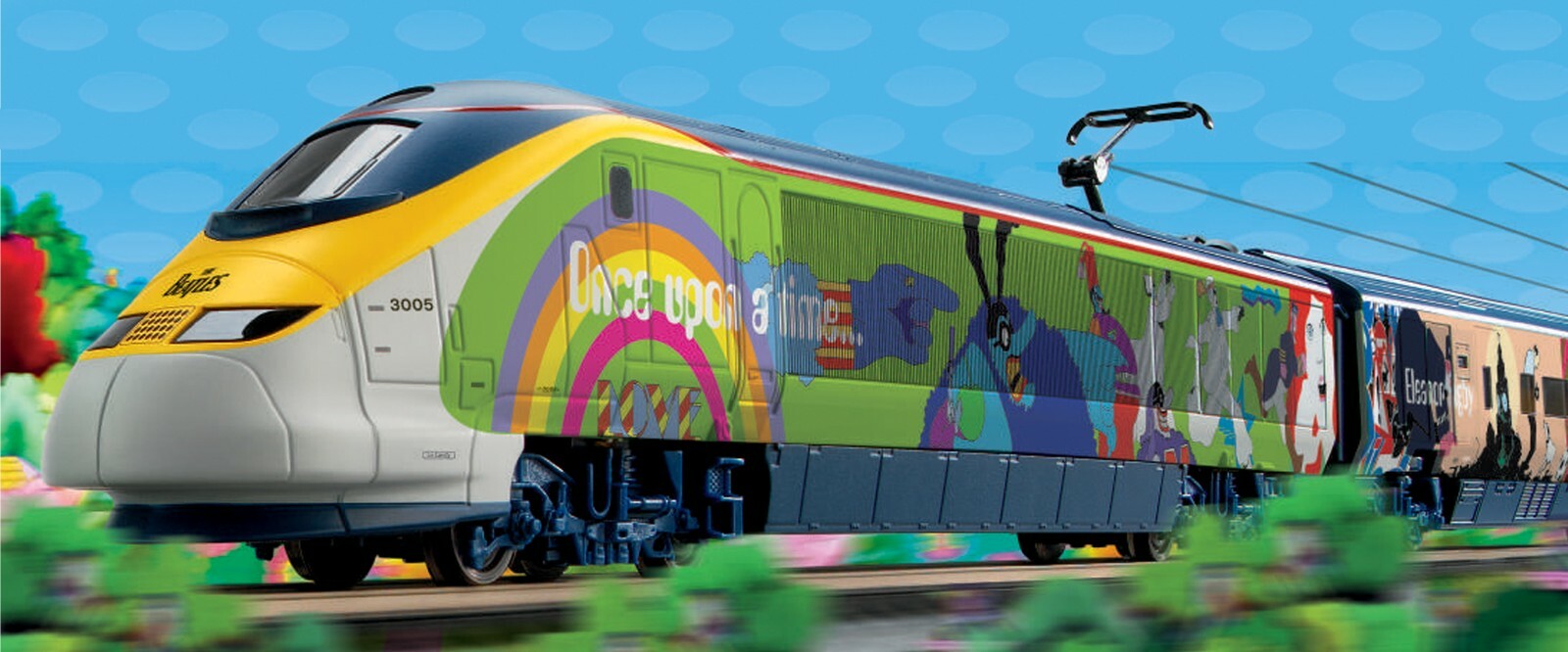 Hornby Tgv Eurostar Livera Beatles Yellow Submarine Set 4 Elements