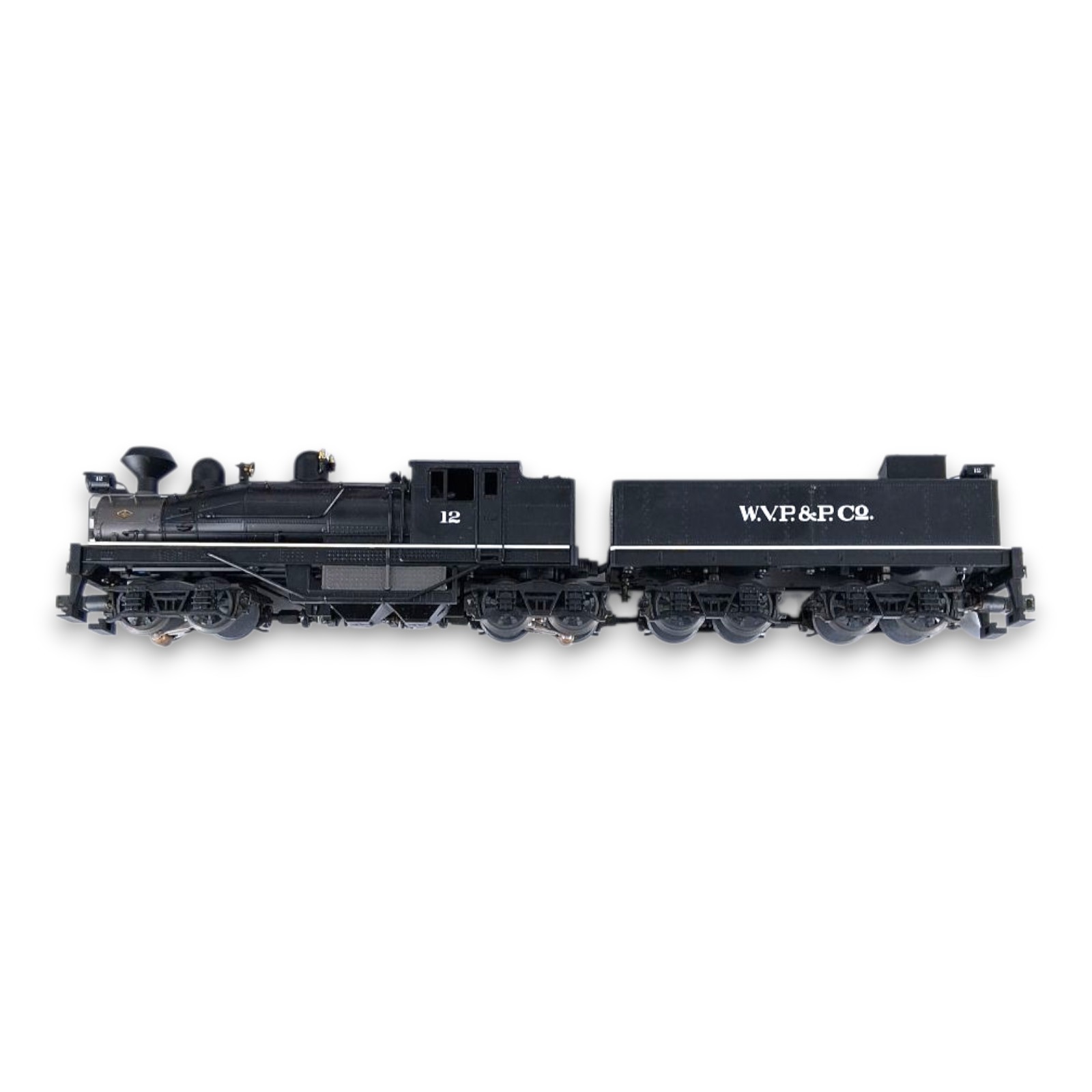 MTH 20-3023-1 WEST VIRGINIA Pulp & Paper 4-Truck Shay Loco & Tender PS1 Engine