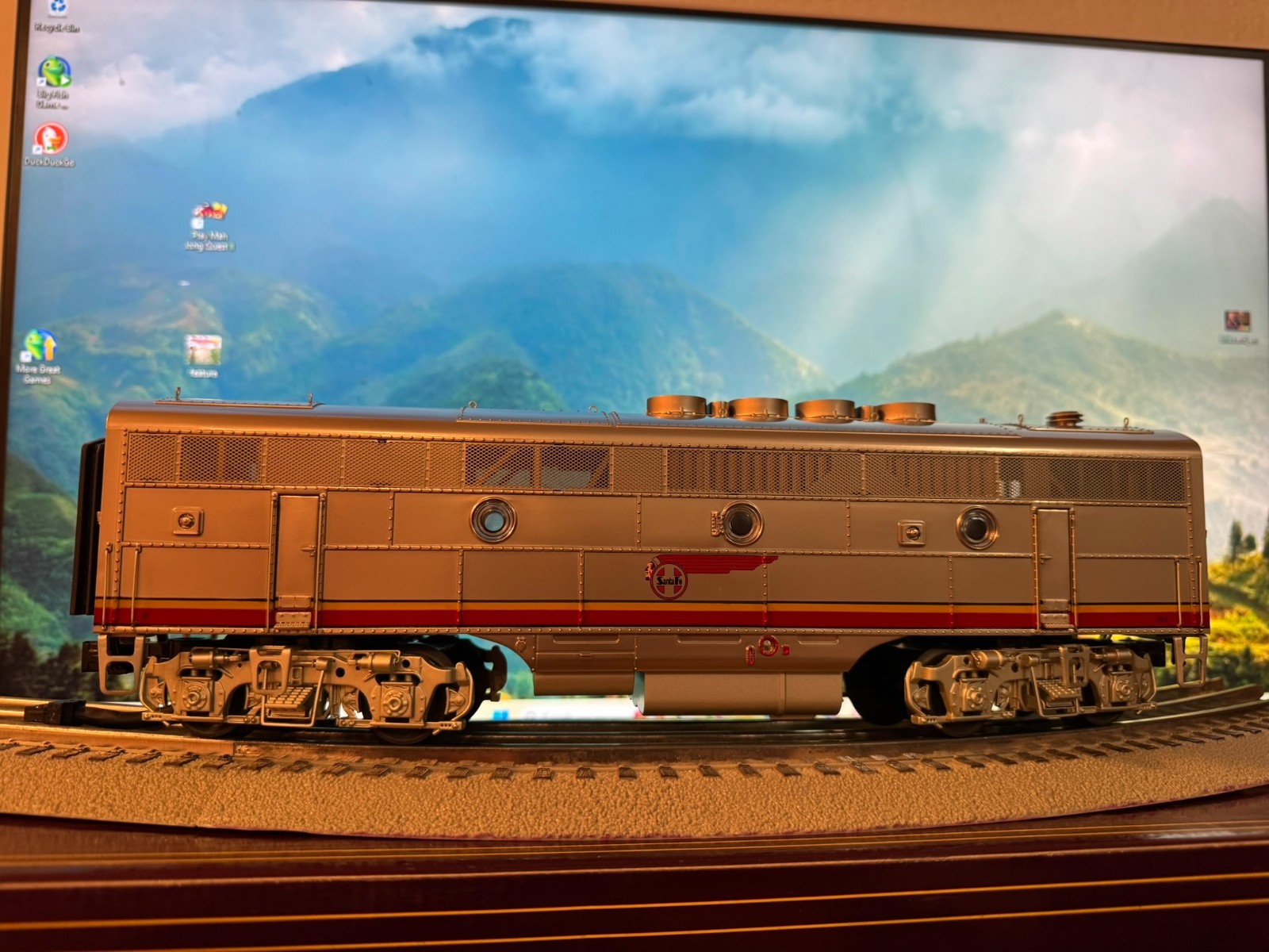 MTH MT-2151B SANTA FE F-3 B-UNIT DIESEL non powered
