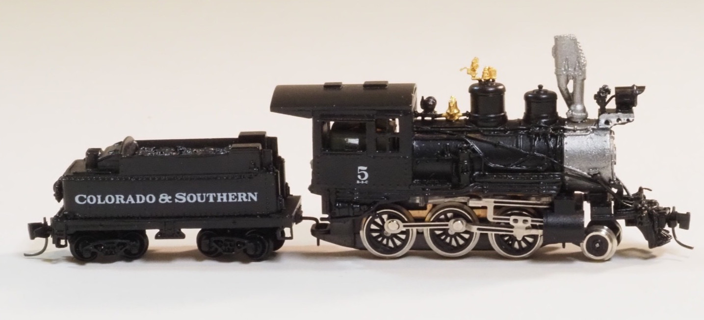 MTL Brass Steam locomotive 2-6-0 Colorado & Southern Scale N- Nn3 Z-track #5