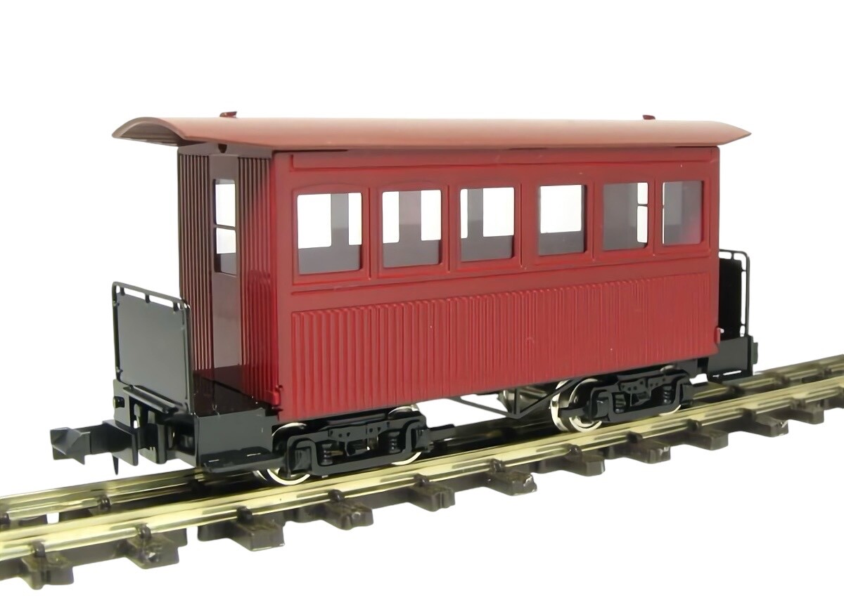 HOn30/HOe Scale Aru-Model Steeplecab Electric Locomotive & Passenger Car Kit H0e