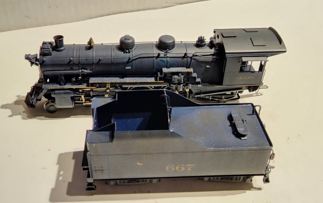 Westside Model Company HO J-1 Pacific 4-6-2 Locomotive Wabas #667