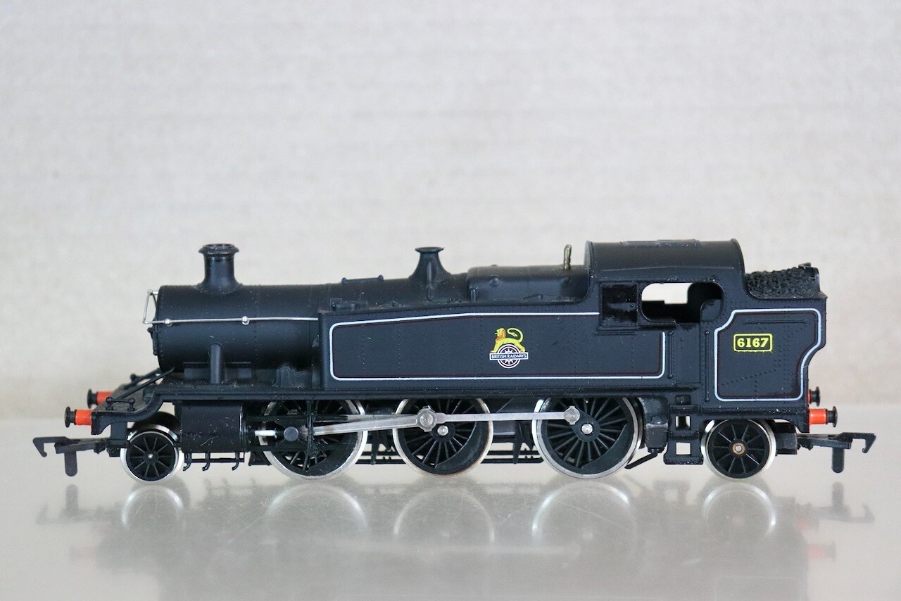 AIRFIX 54151 BR BLACK 2-6-2 CLASS 61XX PRAIRIE TANK LOCOMOTIVE 6167 BOXED og