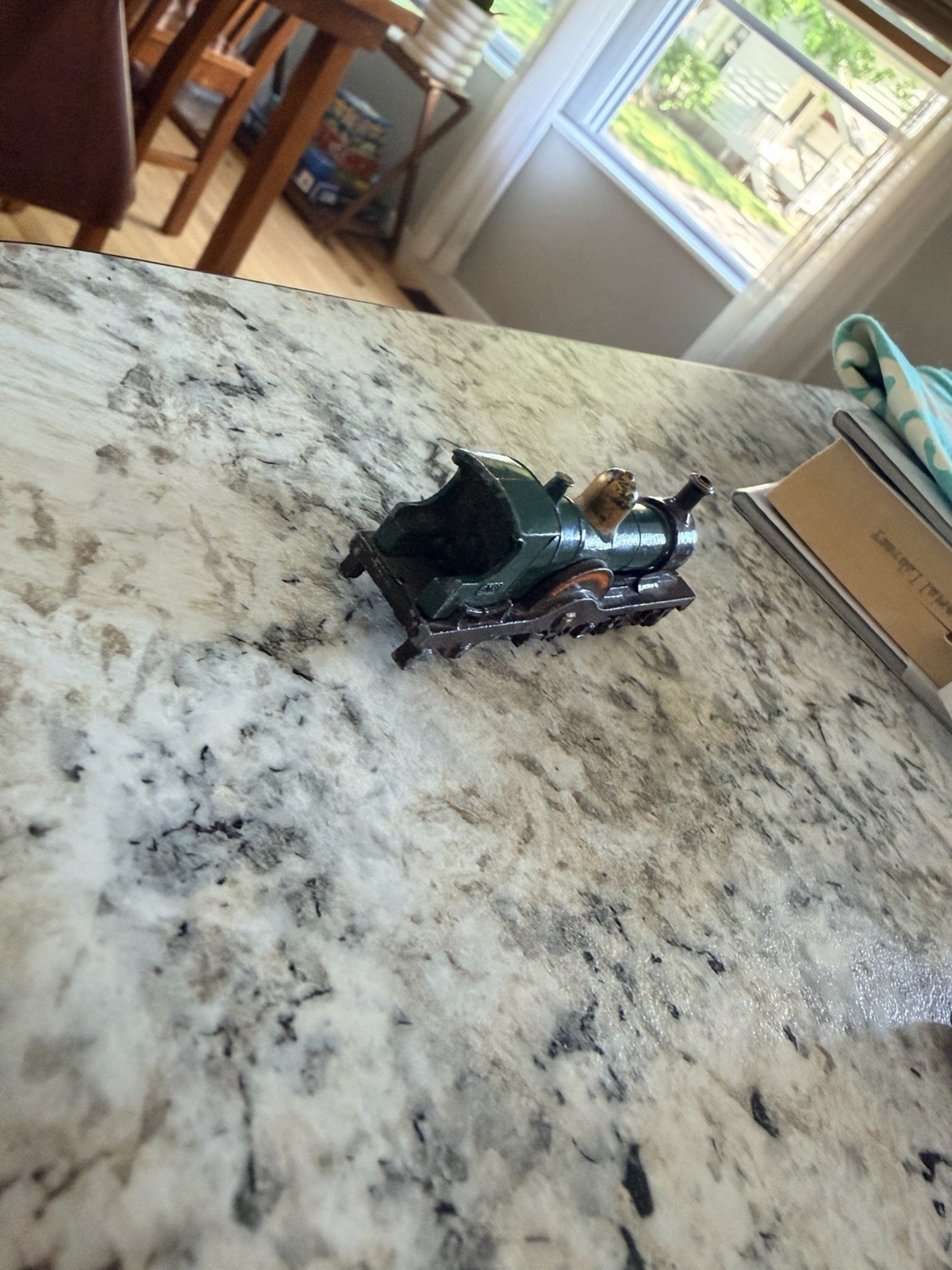 Lesney Models of Yesteryear Diecast Locomotive Green/Black Used