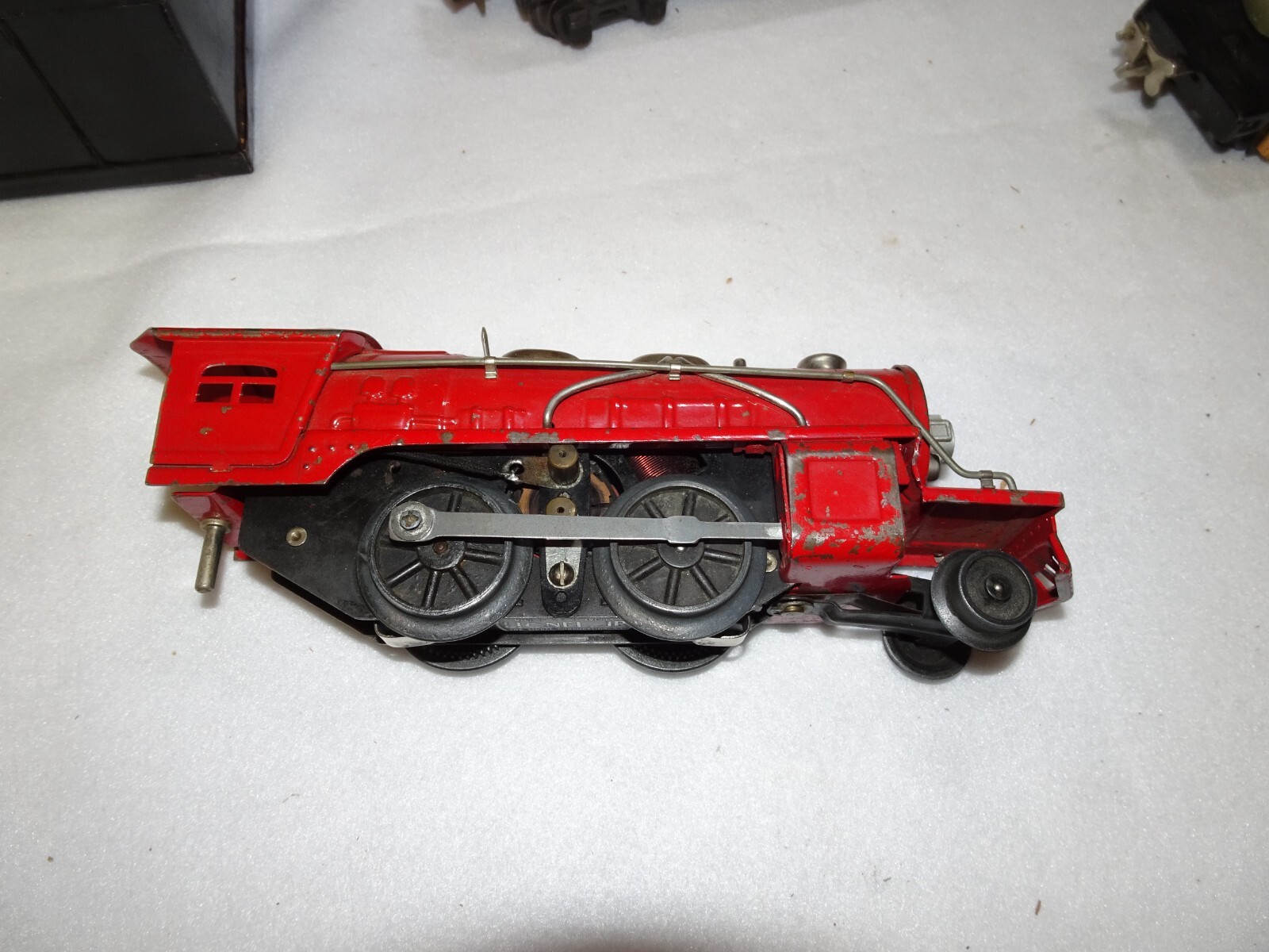 Vintage Lionel JR 1055 Prewar Freight Train Set w’Transformer and RED Loco