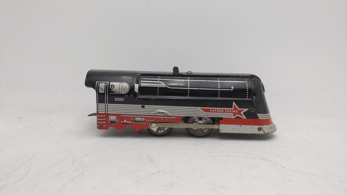 Hafner 2000 O Wind Up Locomotive Train