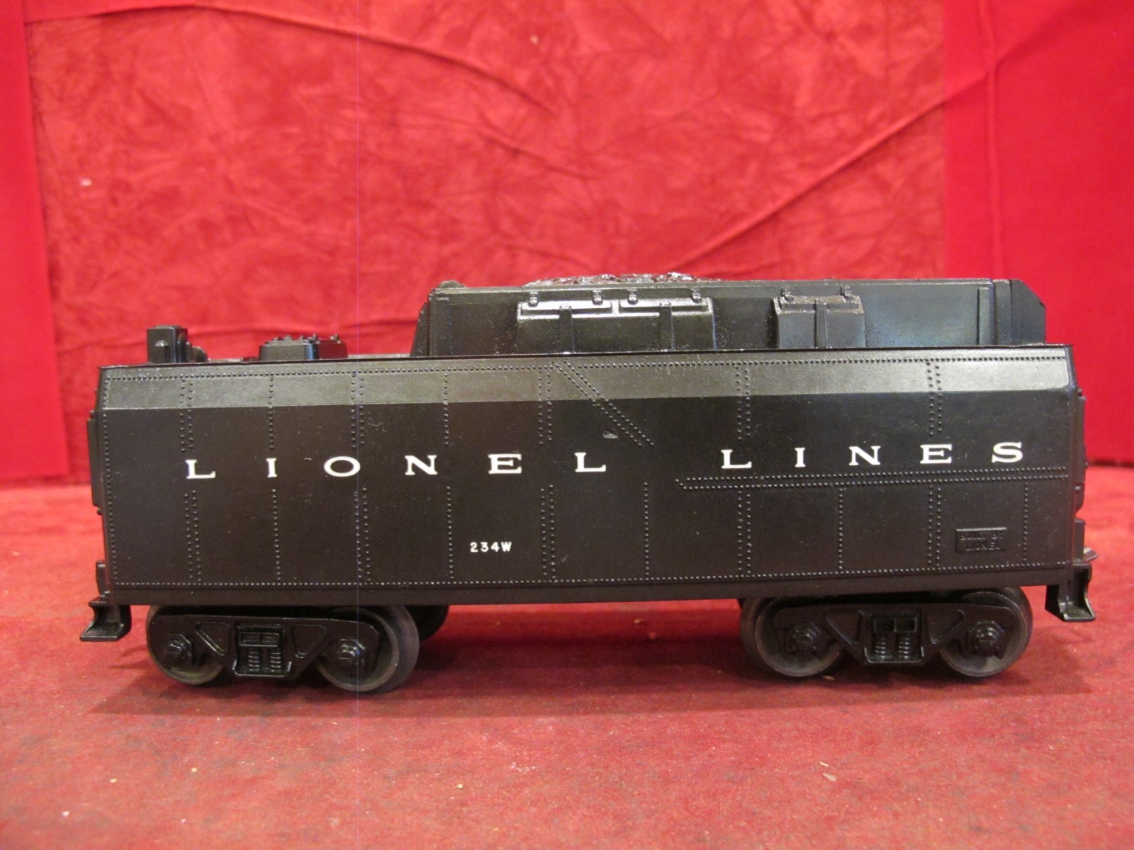 very clean Lionel Lines 234W Whistle Tender Postwar O Gauge Tested works well