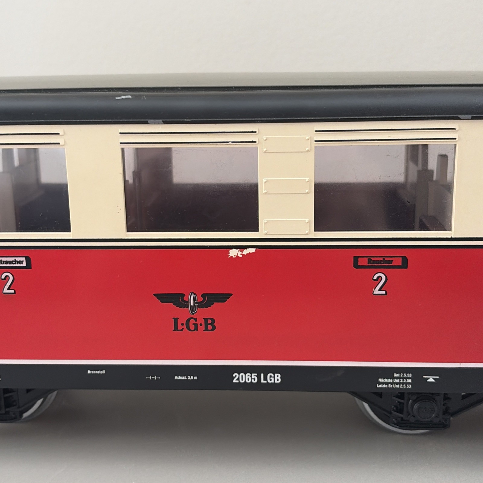 Vintage LGB 2065 Streetcar Railbus Western Germany READ!!!